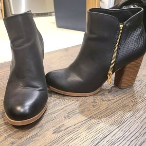 Call It Spring Vegan Leather Ankle Boots, Size 8